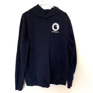 Navy Mens Carhartt Hoodie